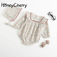 Load image into Gallery viewer, 2018 New Long Sleeved romper Baby Girl Broken Flowers Baby Girl Clothes Baby Rompers Baby Girl Summer Clothes