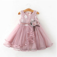 Load image into Gallery viewer, pudcoco  Baby Girl Sleeveless casual  Dress Princess Pageant baby girl  Lace Tutu Dresses baby girl