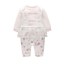 Load image into Gallery viewer, Vlinder Baby girl Romper Baby Rompers Baby girl Snug Clothes Baby girl Jumpsuit Cotton Long Sleeve Spring Autumn Infant Pajamas