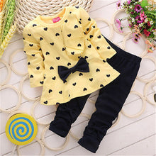 Load image into Gallery viewer, baby girl brand 2PCS  Baby Girl Dress Outfits Tops Shirt  clothes baby girl Long Sleeve Clothes Set baby girl clothes