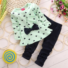 Load image into Gallery viewer, baby girl brand 2PCS  Baby Girl Dress Outfits Tops Shirt  clothes baby girl Long Sleeve Clothes Set baby girl clothes